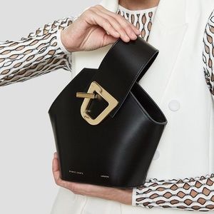 Danse Lente Mini Johnny Bucket Bag Black / Gold